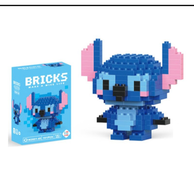 Конструктор брікс (Bricks) персонажі Куромі, Мелоді, Хелоу Кітті, Пікачу, Спанч Боб