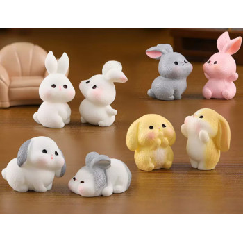Набір фігурок Кролики (8шт.)