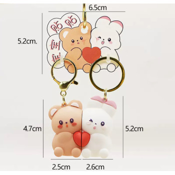 Парні брелоки на магніті 