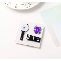 Набір з трьох значків к-поп BTS