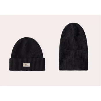 В’язана шапка-балаклава Чорна