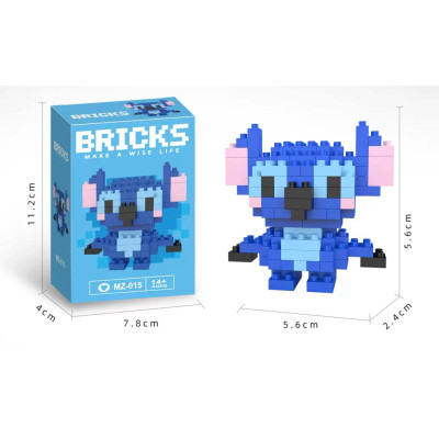 Конструктор брікс (Bricks) персонажі Куромі, Мелоді, Хелоу Кітті, Пікачу, Спанч Боб