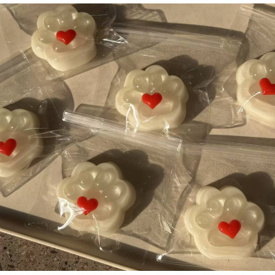 Таба лапка сквіш антистрес З Серденьком