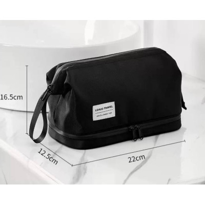 Універсальна дорожня косметичка Чорна