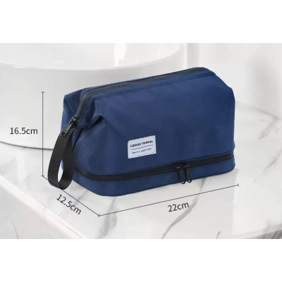 Універсальна дорожня косметичка Синя