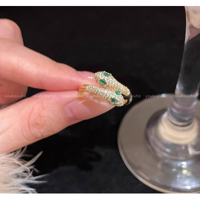 Каблучка з кристалами 