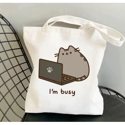 Сумка шоппер Пушин працює