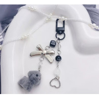 Брелок із підвіскою Песик Сірий