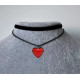 Чокер з підвіскою Серце