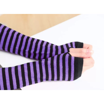 Мітенки щільні Фіолетово-чорні