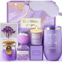 Подарунковий набір із 6 предметів Spa Box Max Лавандовий