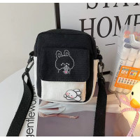 Міні сумочка з ведмедиком Чорна