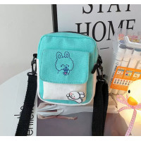 Міні сумочка з ведмедиком Лазурова