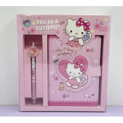 Набір для дівчат Щоденник та ручка Хеллоу Кітті