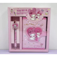 Набір для дівчат Щоденник та ручка Мелоді