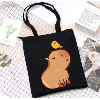 Шоппер Капібара з пташкою