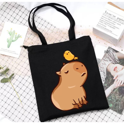 Шоппер Капібара з пташкою