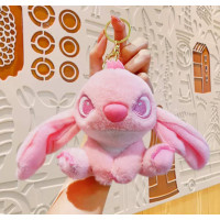 Брелок м'яка іграшка Стіч рожевий