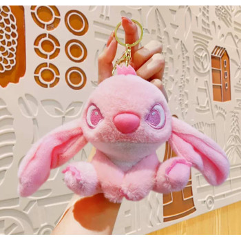 Брелок м'яка іграшка Стіч рожевий