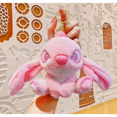 Брелок м'яка іграшка Стіч рожевий