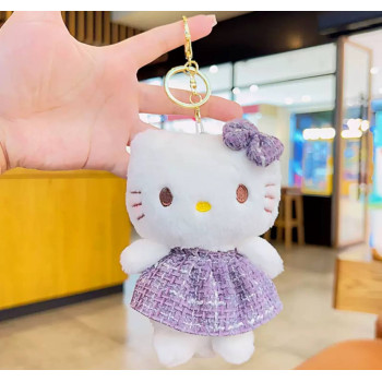 М'який брелок-іграшка «Кітті» Фіолетова