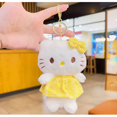 М'який брелок-іграшка «Кітті» Жовта