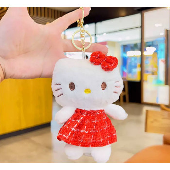 М'який брелок-іграшка «Кітті» Червона