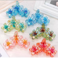 Заколка Квітка потрійна Перламутр