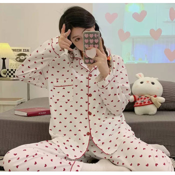 Жіноча піжама Біла в Серденько