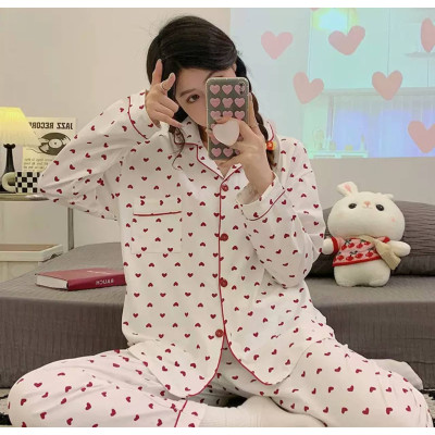 Жіноча піжама Біла в Серденько