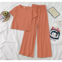 Легкий  костюм (штани та футболка) Терракотовий