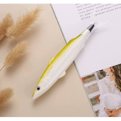 Оригінальна ручка Рибка Оливкова