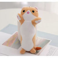 Брелок м’яка іграшка Кіт-Батон Рудий