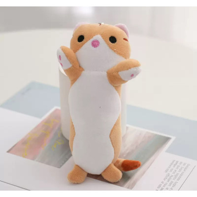 Брелок м’яка іграшка Кіт-Батон Рудий