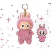 Фігурка брелок Лабубу (Labubu) Рожевий