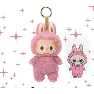 Фігурка брелок Лабубу (Labubu) Рожевий