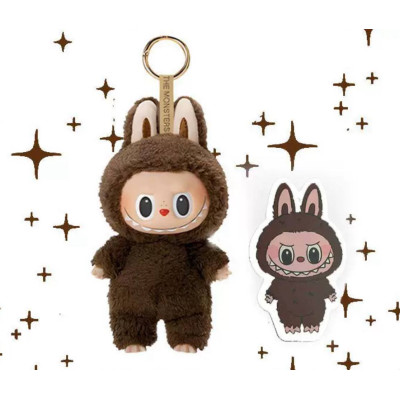 Фігурка брелок Лабубу (Labubu) Коричневий