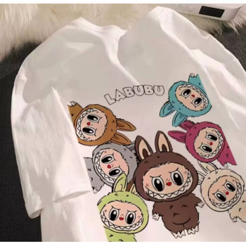 Футболка з Лабубу (Labubu) Біла