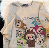 Футболка з Лабубу (Labubu) Сіра