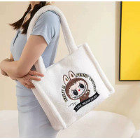 Сумка-шопер Лабубу Labubu Біла