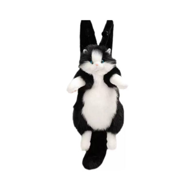 Плюшевий рюкзак у формі кота