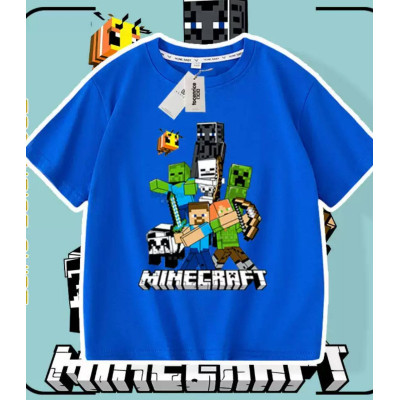 Дитяча футболка Minecraft Синя