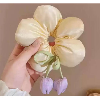 Резинка на пучок Квітка Жовта