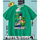 Дитяча футболка Minecraft Зелена