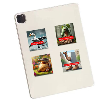 Набір наліпок Італійські тварини Brainrot Меми з тік-току