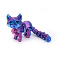 Іграшка 3D антистрес Котик Фіолетово-синій