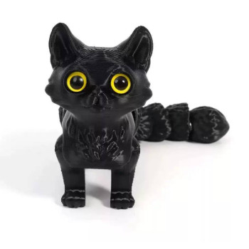 Іграшка 3D антистрес Котик Чорний