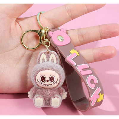 Брелок Лабубу Labubu Сидячий Коричневий