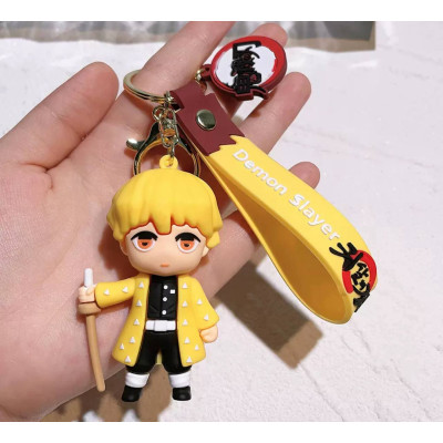 Брелок Клинок, що знищує демонів (Demon Slayer) Зеніцу Аґацума (Zenitsu Agatsuma)