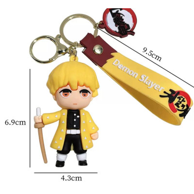 Брелок Клинок, що знищує демонів (Demon Slayer) Іноске Хашібіра (Inosuke Hashibira)